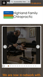 Mobile Screenshot of highlandfamilychiro.com